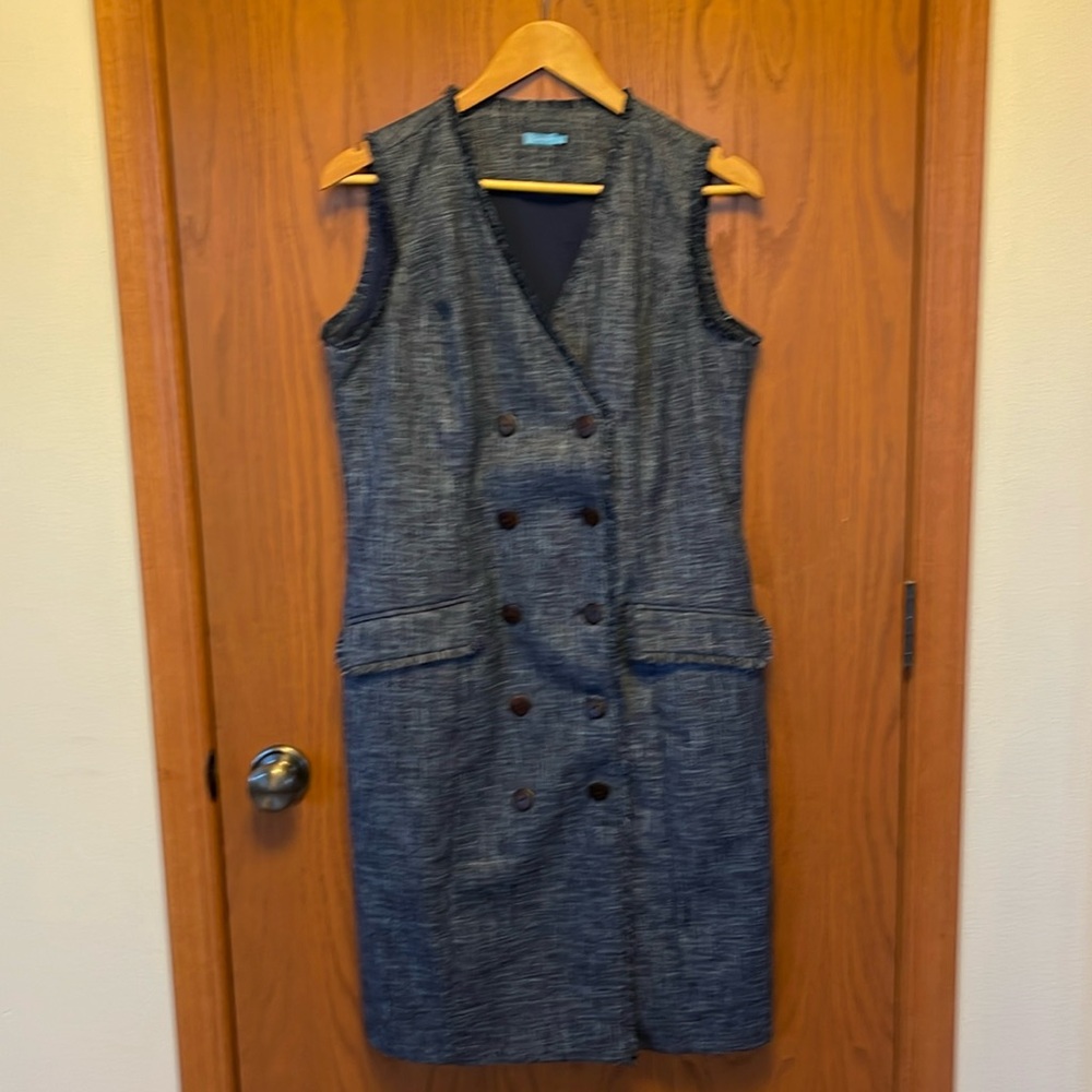 JMcLaughlin tweed button closure dress